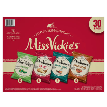 Miss Vickie's assorted kettle cooked chips snack pack