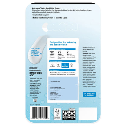 Neutrogena Hydro Boost Water Cream jar front view