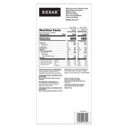 RXBAR protein snack bars 1.8 oz bars