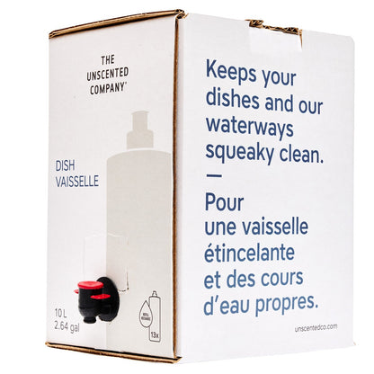Unscented dish soap refill box 337.92 fl oz