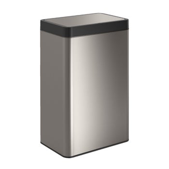 Kohler 48L white motion sensor trash can with compact design
