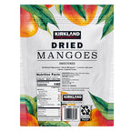 Kirkland Signature dried mangoes sweet snack packaging