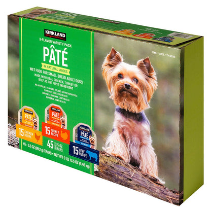 Small breed adult dog wet food variety pack