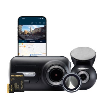 Nextbase 322GW 1080p front and rear dash cam bundle