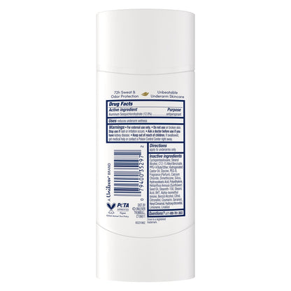 Dove Invisible+ deodorant pack with no white marks