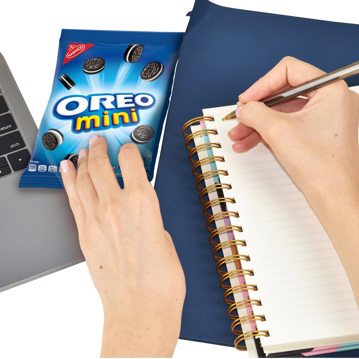 Individually packaged OREO mini cookies