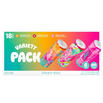 Alani Nu variety pack energy drink 18 count cans