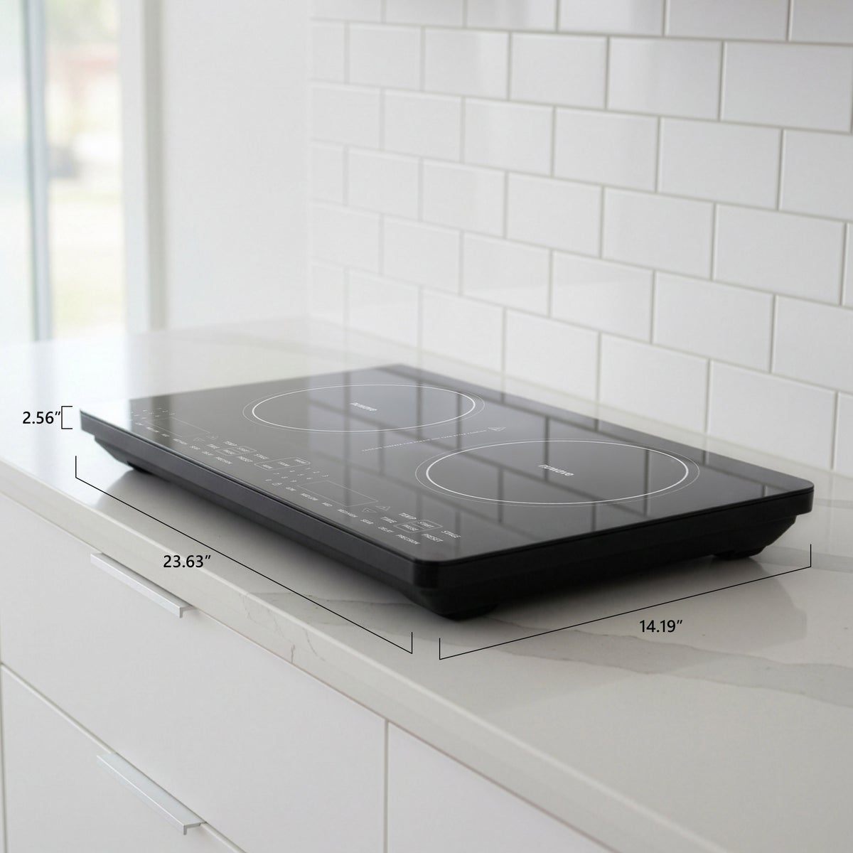 NuWave precision induction burner close-up
