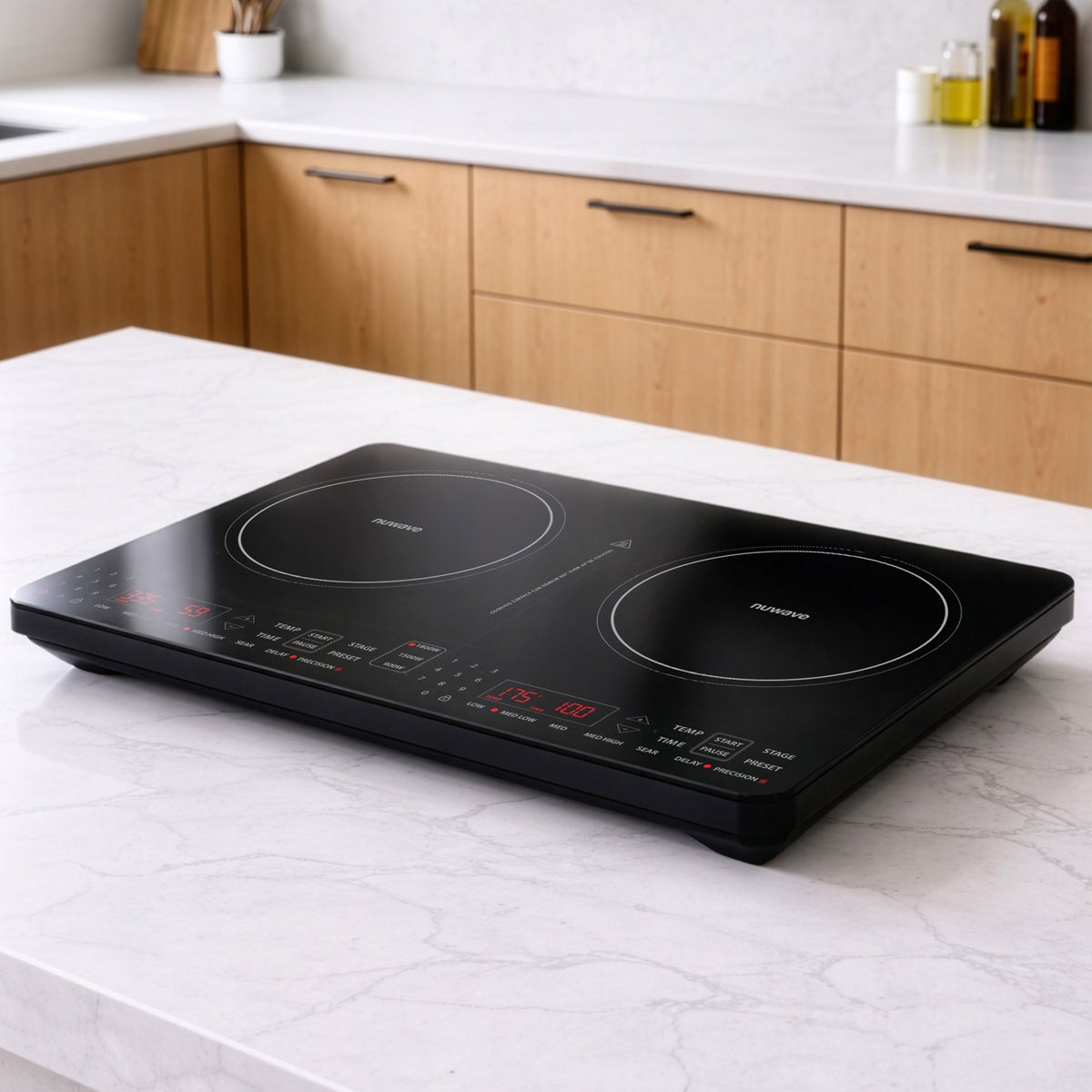 Compact NuWave electric burner for small kitchens