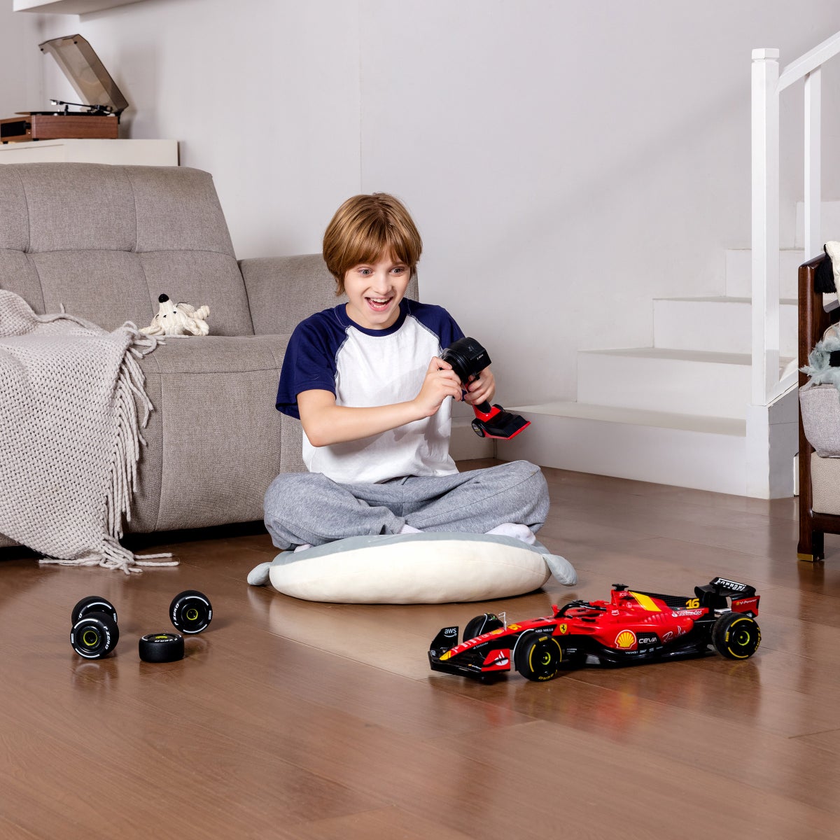 Detailed Formula 1 style R/C race car
