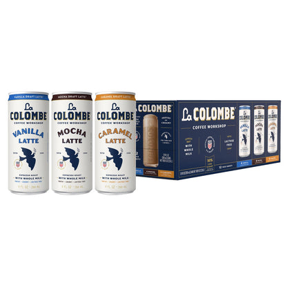 La Colombe vanilla draft latte 9 fl oz can