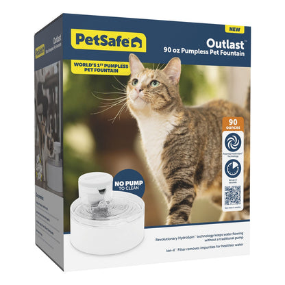 PetSafe cat fountain with pumpless HydroSpin technology