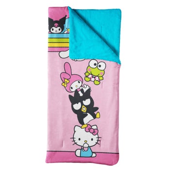 Northwest Group character youth slumber bag with Superman and Batman design