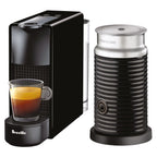 Compact Nespresso espresso machine with Aeroccino frother