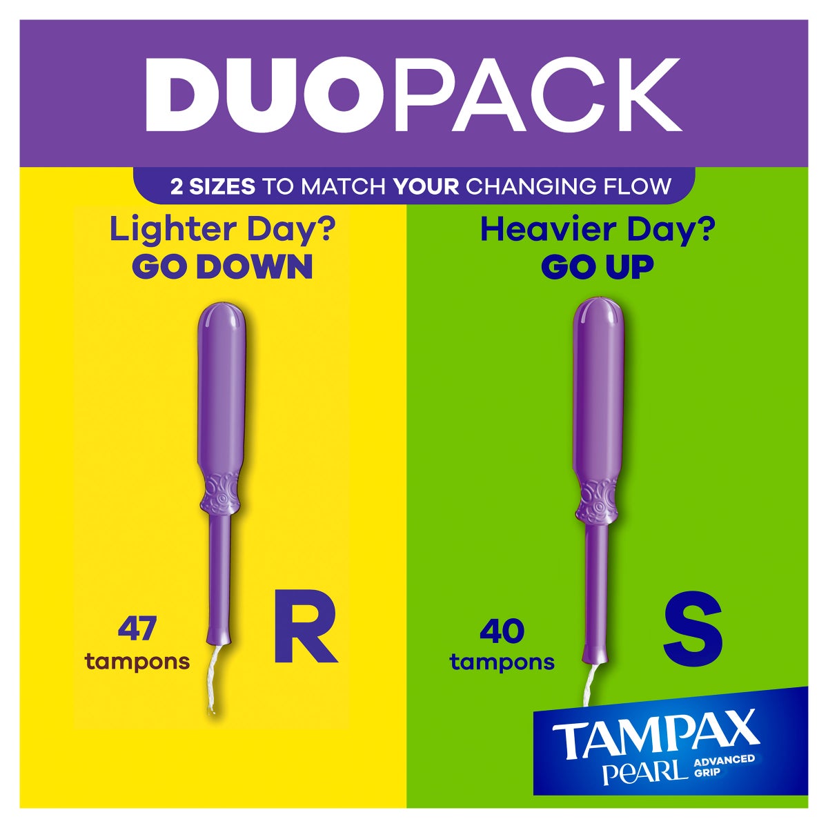 Tampax Pearl Advanced duopack value pack