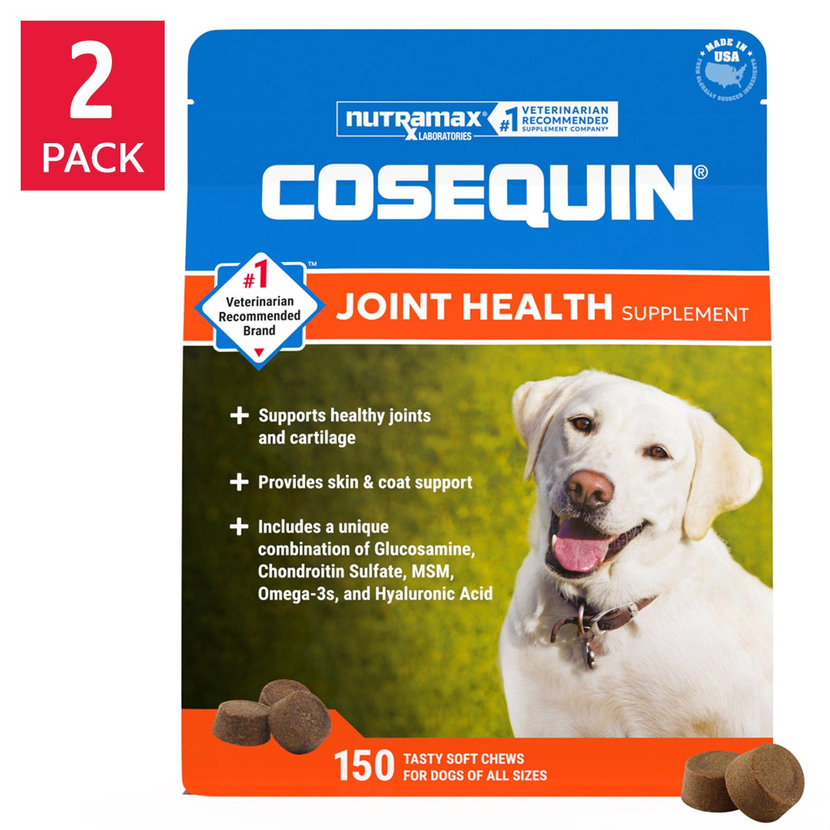 Cosequin joint health supplement 2-pack for pets