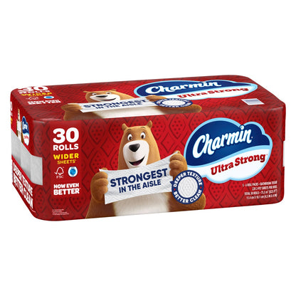 Charmin Ultra Strong 2-ply bath tissue 30-roll pack