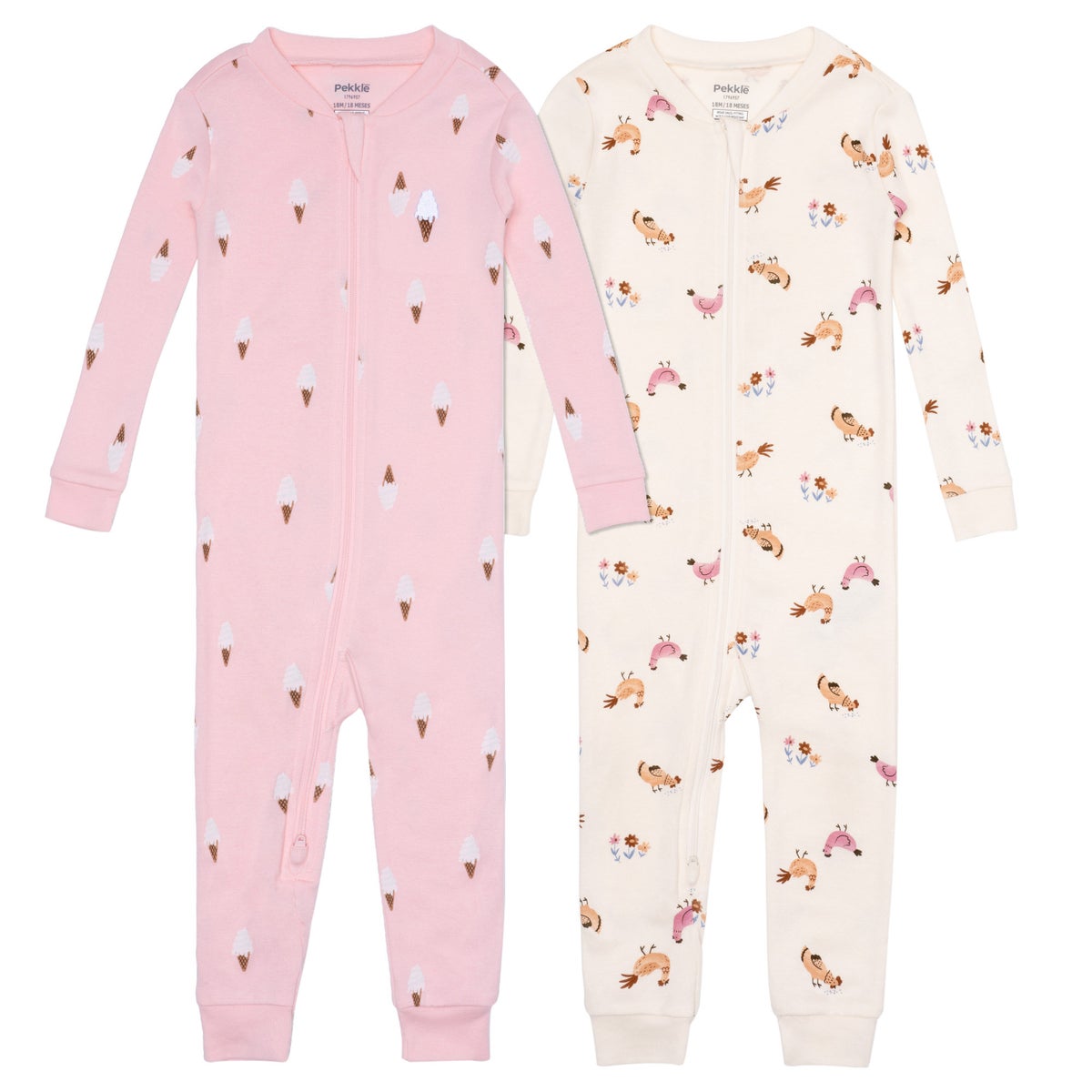 Pekkle baby sleepers multi-pack value set