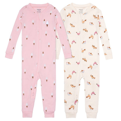 Pekkle baby sleepers multi-pack value set