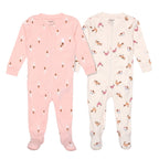 Pekkle organic cotton baby sleepers packaging