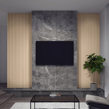 Artika Panolok oak slat wall panels 8-pack