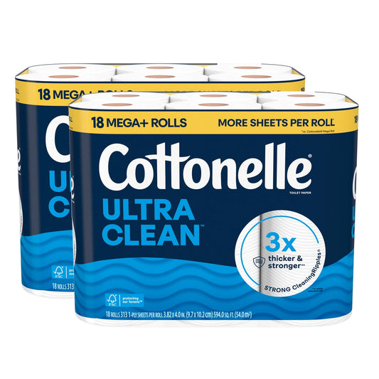 Cottonelle Ultra Clean bath tissue 36-roll pack