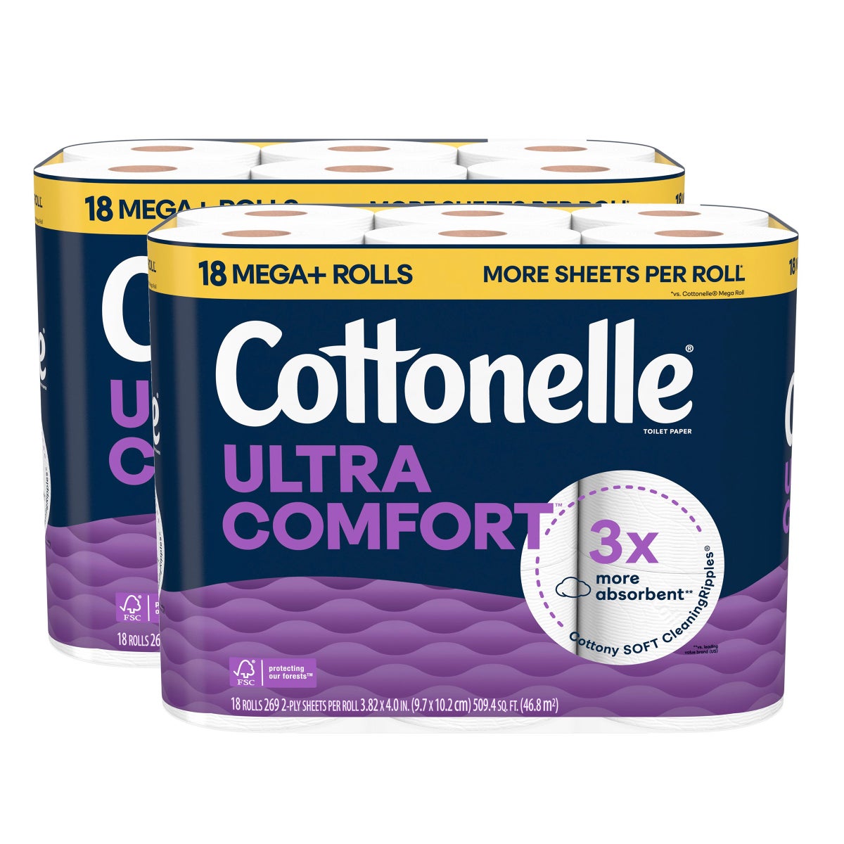 Bulk Cottonelle Ultra Comfort bathroom tissue pack