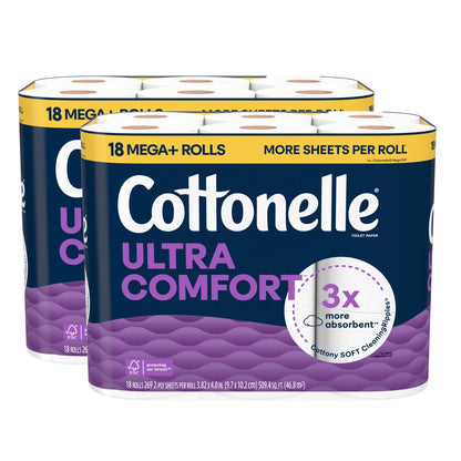 Bulk Cottonelle Ultra Comfort bathroom tissue pack
