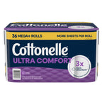 Cottonelle Ultra Comfort bath tissue 36-roll pack