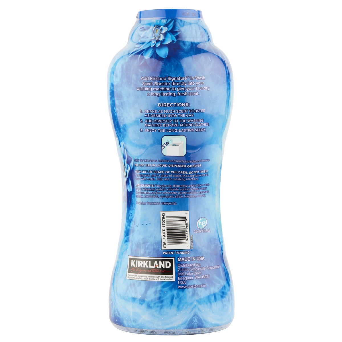 HE compatible in-wash scent boosters by Kirkland Signature