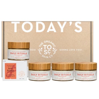 The Organic Skin Co. Daily Rituals balancing face moisturizer 4-pack