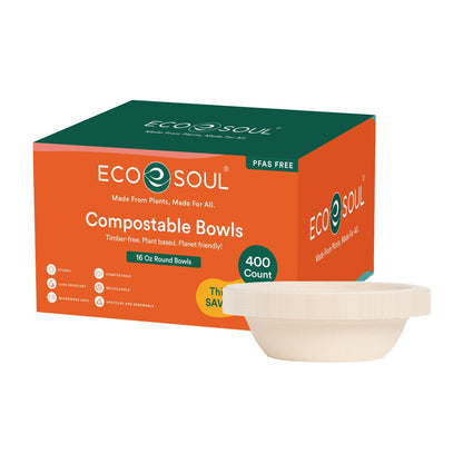 Sugarcane disposable bowls for everyday meals