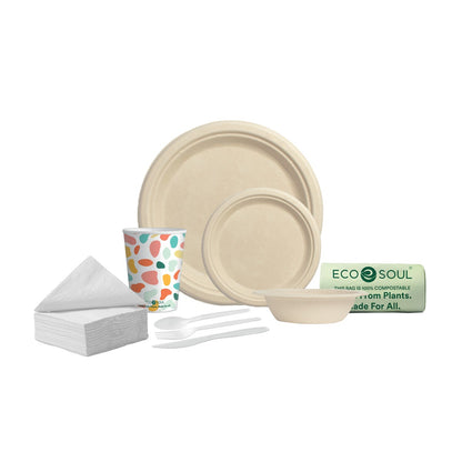 Tree-free plastic-free party essentials set
