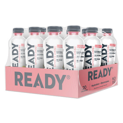 Ready Strawberry Lemonade light sports drink 12-pack