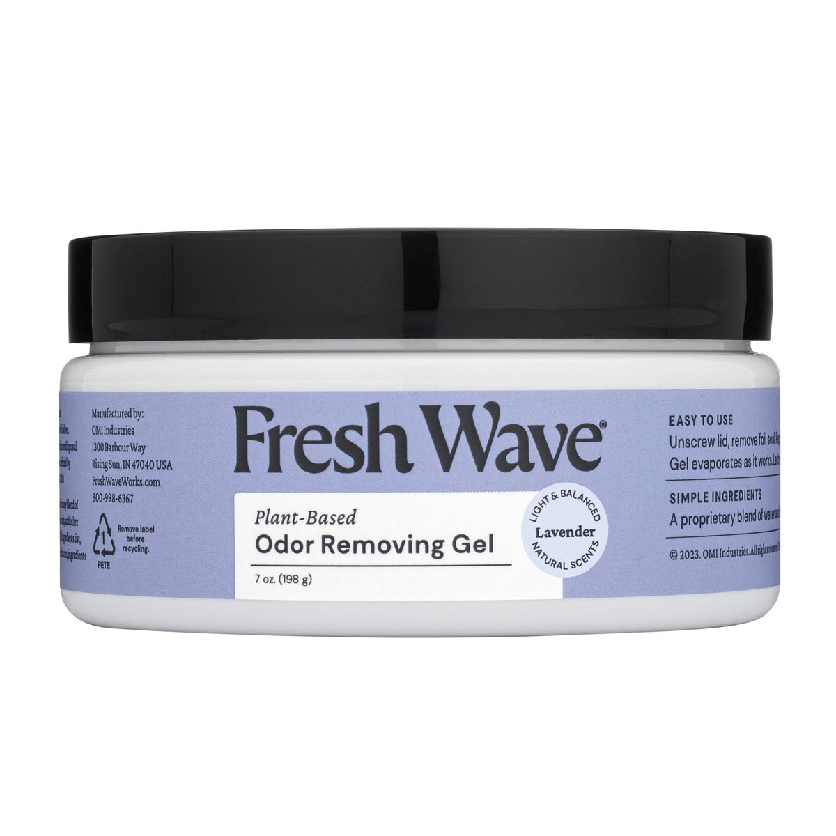 Fresh Wave 7 oz lavender odor gel jar