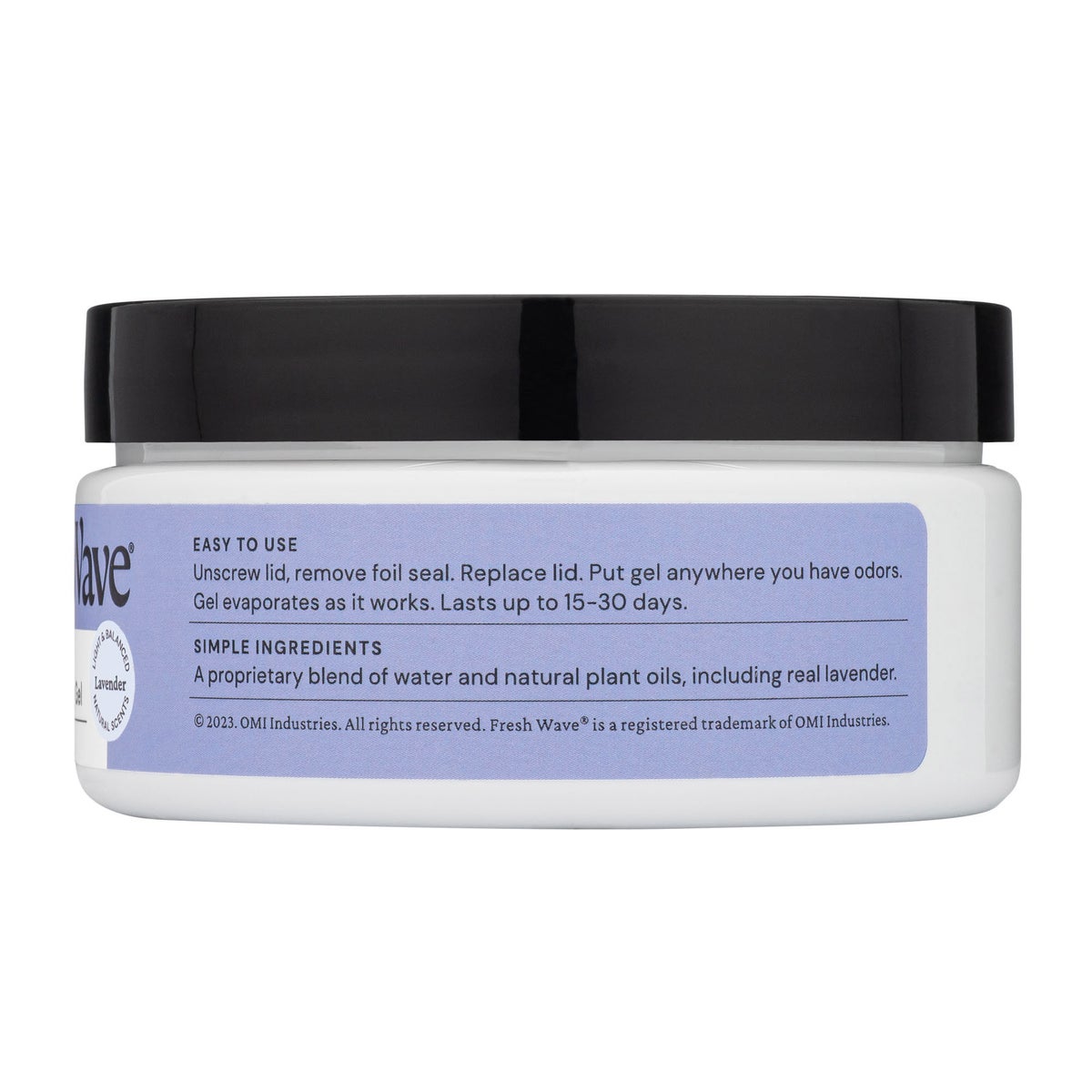Fresh Wave odor removing gel jar for home freshness