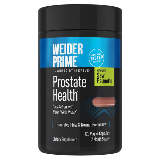 Weider Prime prostate health supplement bottle