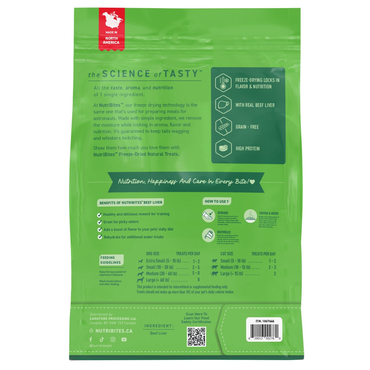 NutriBites 2-pack beef liver pet treats 27 oz bags