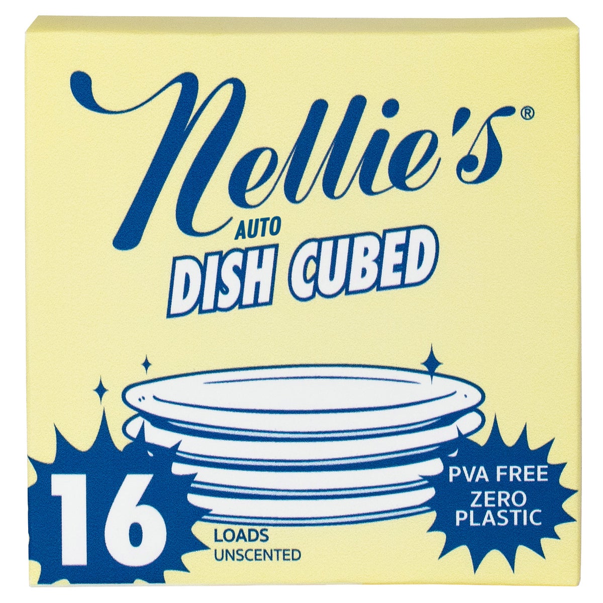Nellie's dishwasher cubes value pack with 8 boxes
