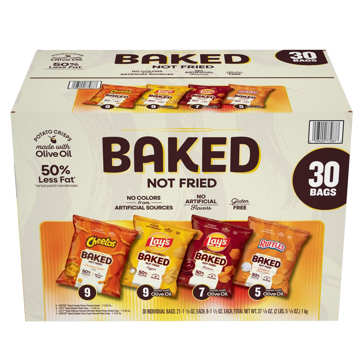 Frito Lay Oven Baked Mix variety pack 30-count