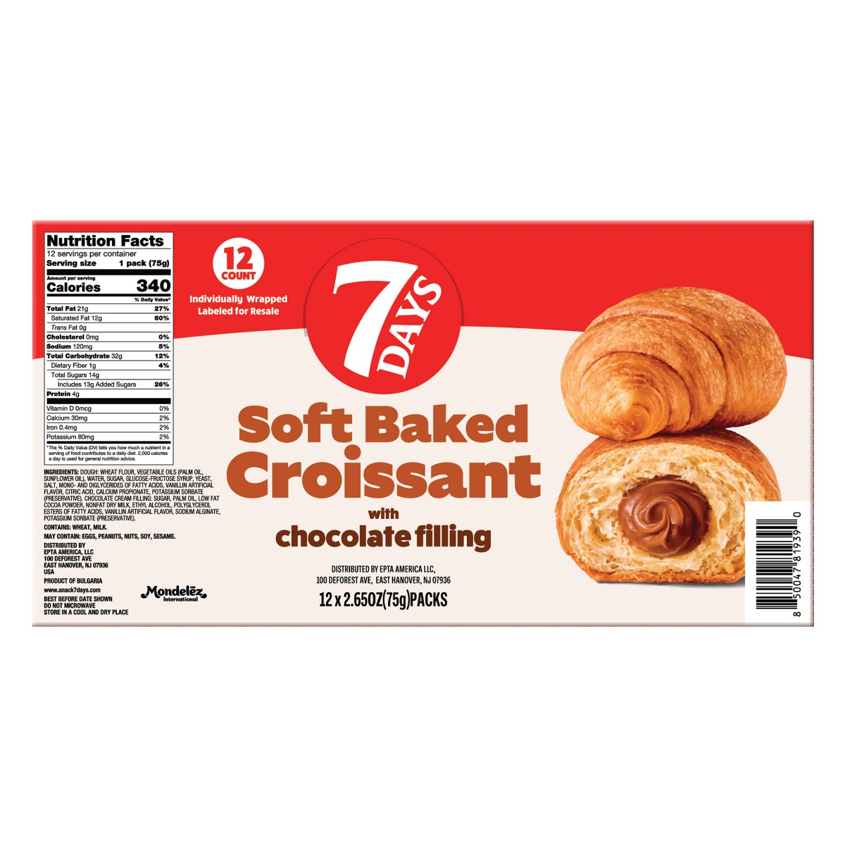 7Days bakery style croissants snack pack