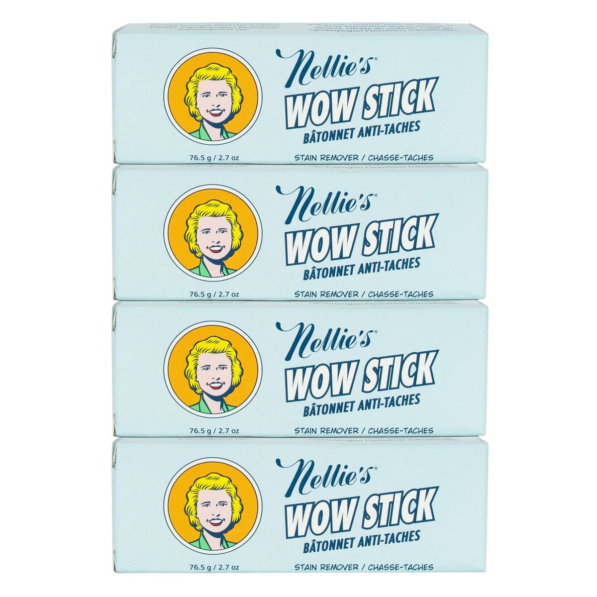 Nellie's Wow Stick stain remover 4-count
