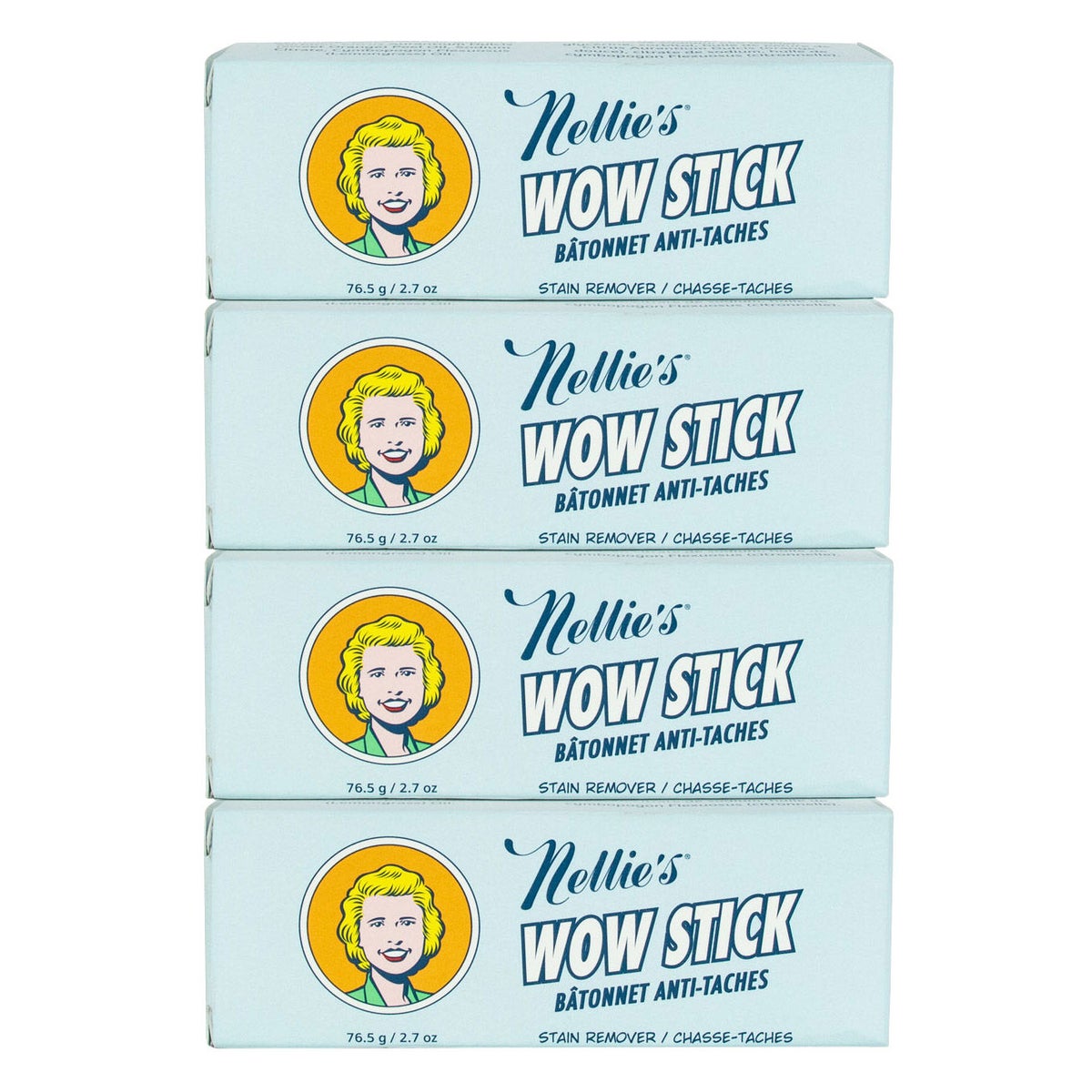 Nellie's Wow Stick stain remover 4-count pack