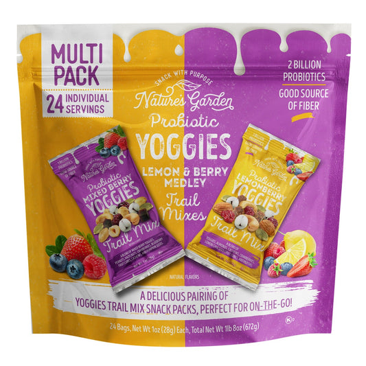Nature's Garden Probiotic Lemon & Berry Trail Mixers 24-count box