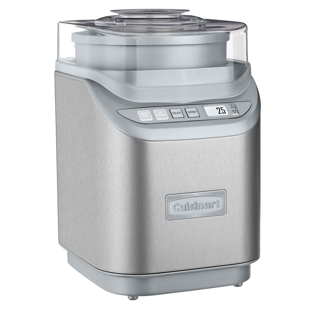 Brushed metal Cuisinart dessert maker