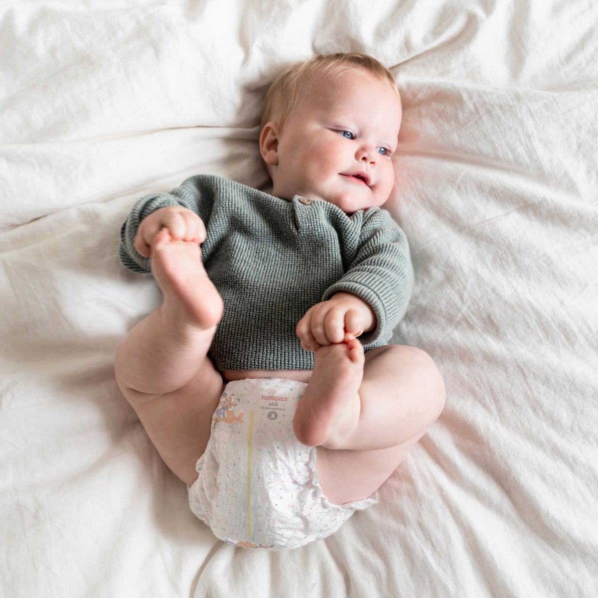 Huggies Plus diapers leak protection pack