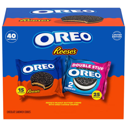 OREO Reese's and Double Stuf variety pack 40-count
