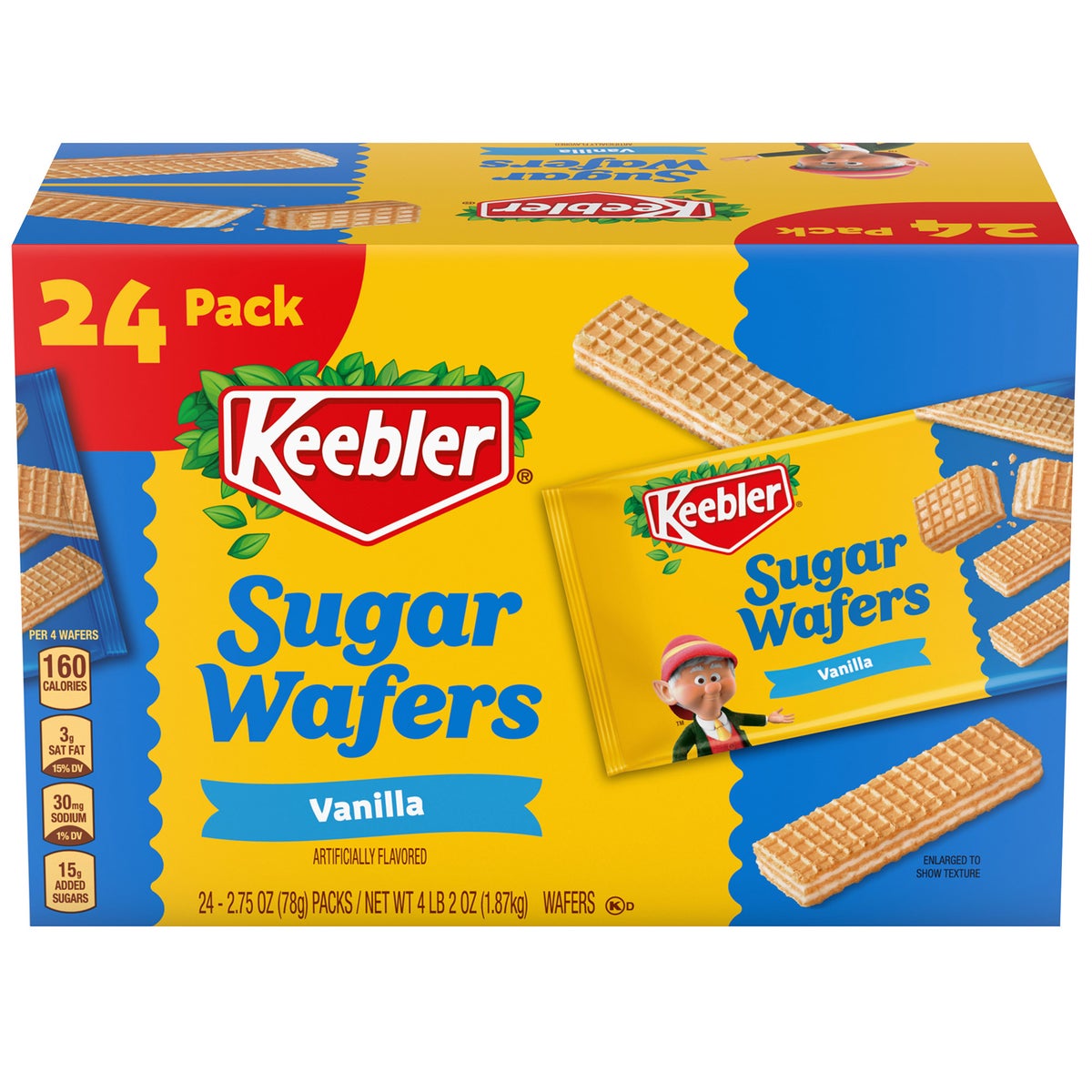 Keebler vanilla sugar wafers 24-count box