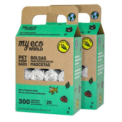 MyEcoWorld poop bags 40 roll pack 600 bags