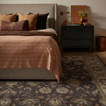 Ruggable Odette brown washable 8 x 10 area rug